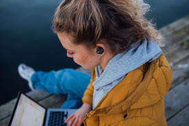 Beyerdynamic Free BYRD Grey - słuchawki dokanałowe bezprzewodowe Bluetooth