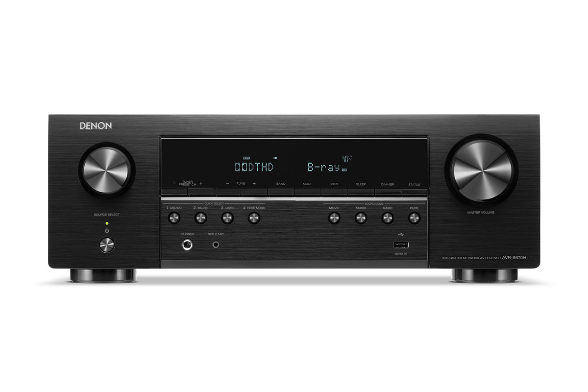 Denon AVR-S670H - amplituner wielokanałowy