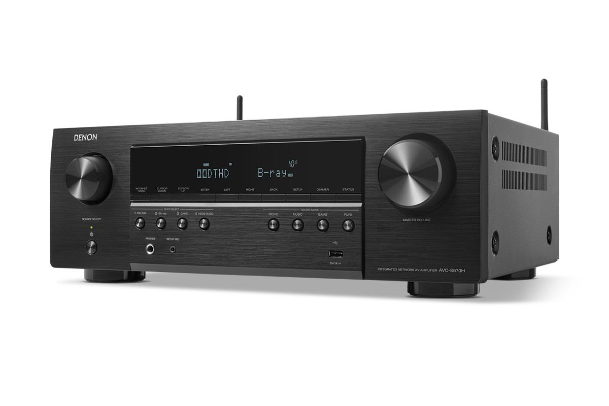 Denon AVR-S670H - amplituner wielokanałowy
