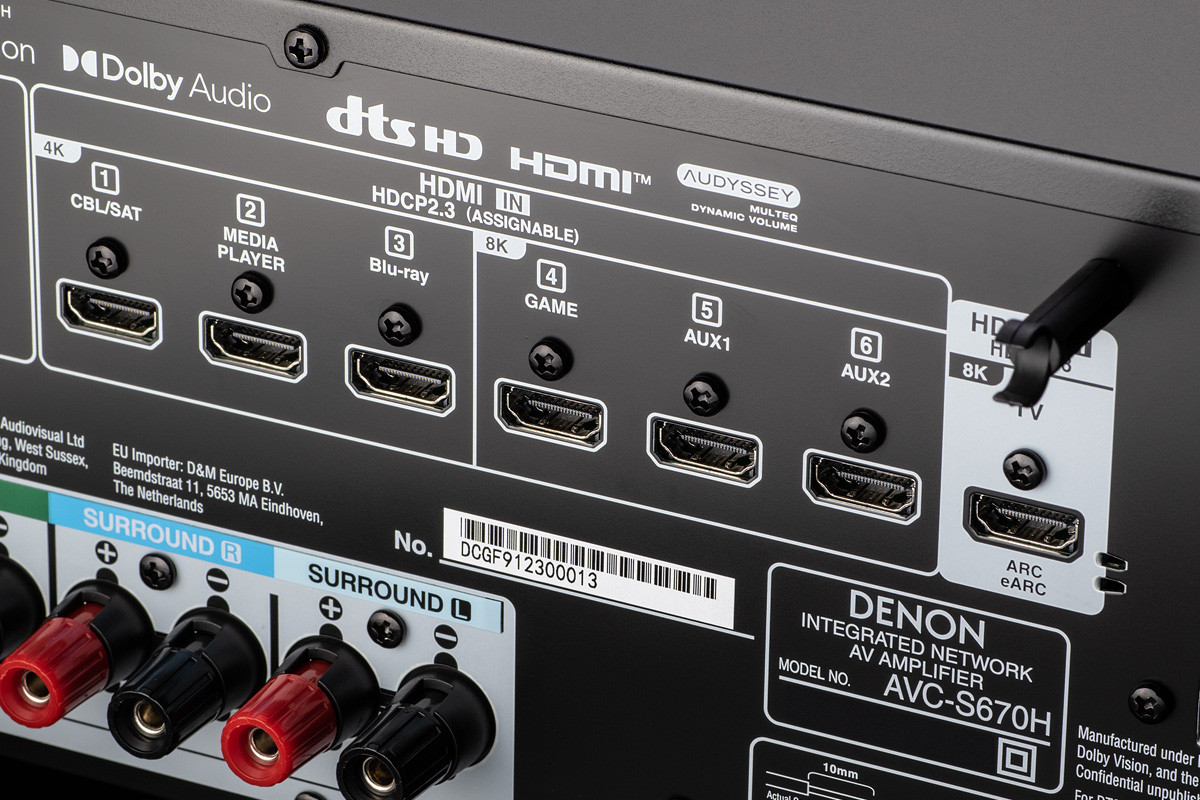Denon AVC-S670H - amplituner wielokanałowy