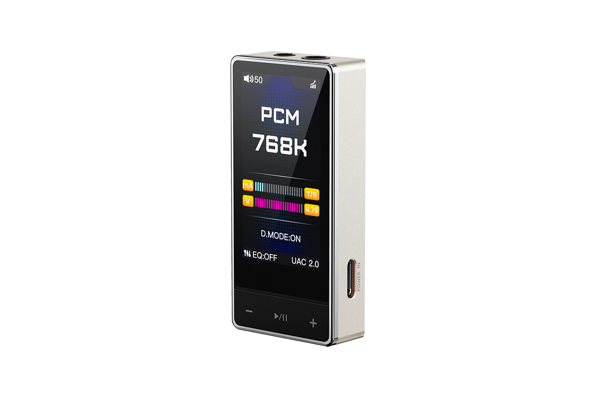 FiiO QX13 Titanium Gold - wzmacniacz słuchawkowy z przetwornikiem DAC USB