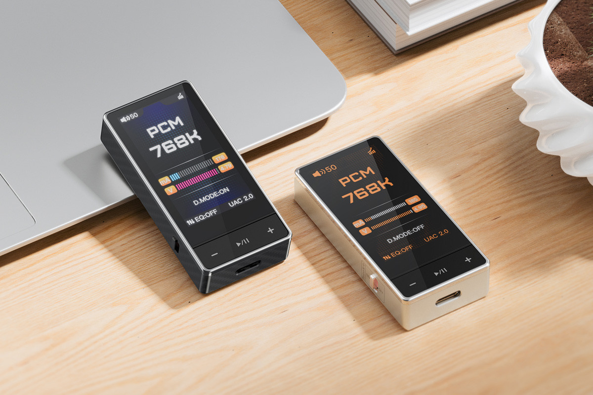 FiiO QX13 Titanium Gold - wzmacniacz słuchawkowy z przetwornikiem DAC USB