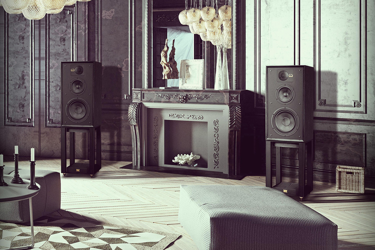 Wharfedale Linton Stand Black Oak - stojaki pod kolumny