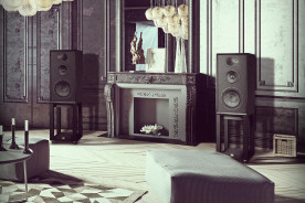 Wharfedale Linton Stand Mahogany Red - stojaki pod kolumny