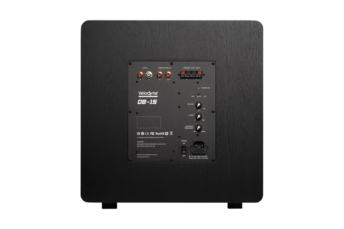 Velodyne Acoustics Deep Blue 15 Black - subwoofer aktywny