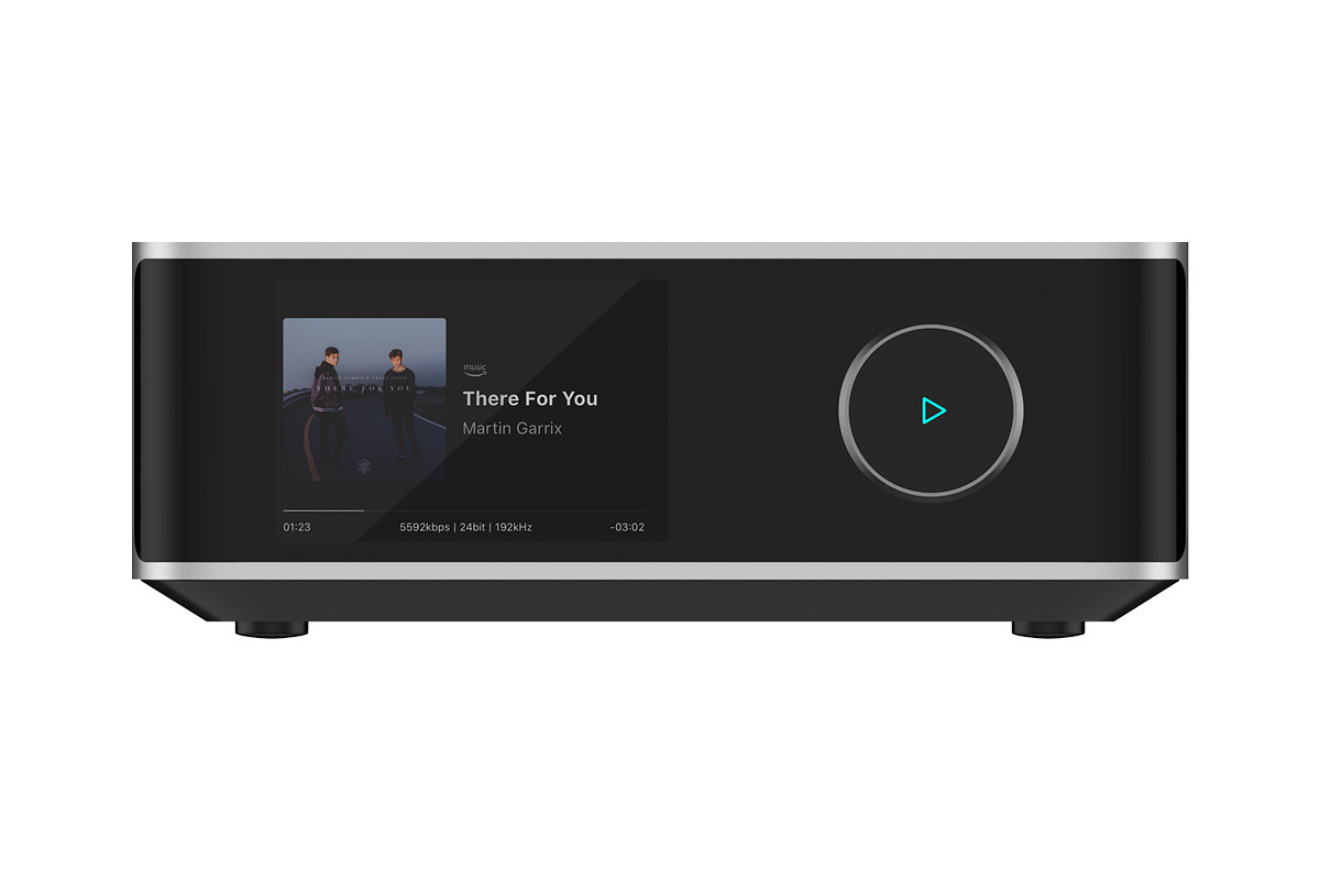 WiiM Amp Ultra Silver - system audio typu "all-in-one"