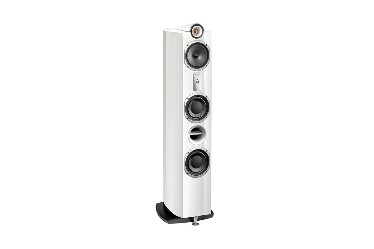 Triangle Signature Delta White High Gloss - kolumny podłogowe