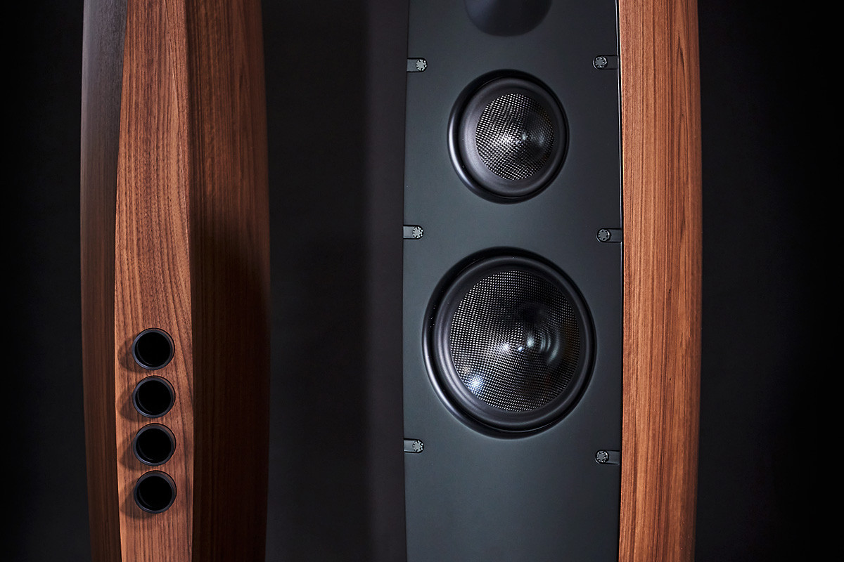 Scansonic HD Q8 Walnut - kolumny podłogowe