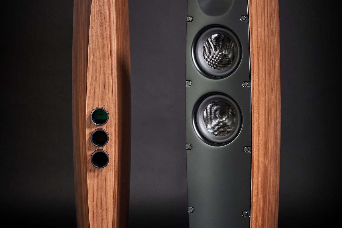 Scansonic HD Q3 Walnut - kolumny podłogowe