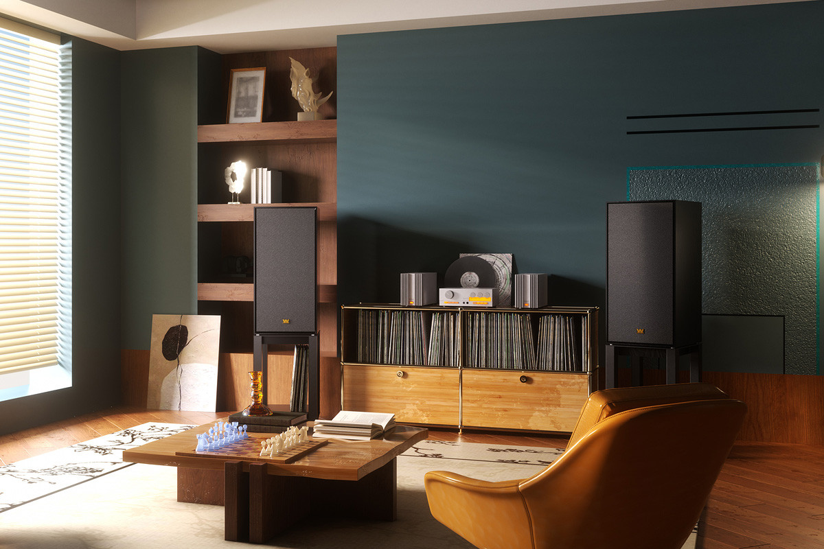 Wharfedale Super Linton Mahogany - kolumny podstawkowe Wharfedale Super Linton Mahogany - kolumny podstawkowe