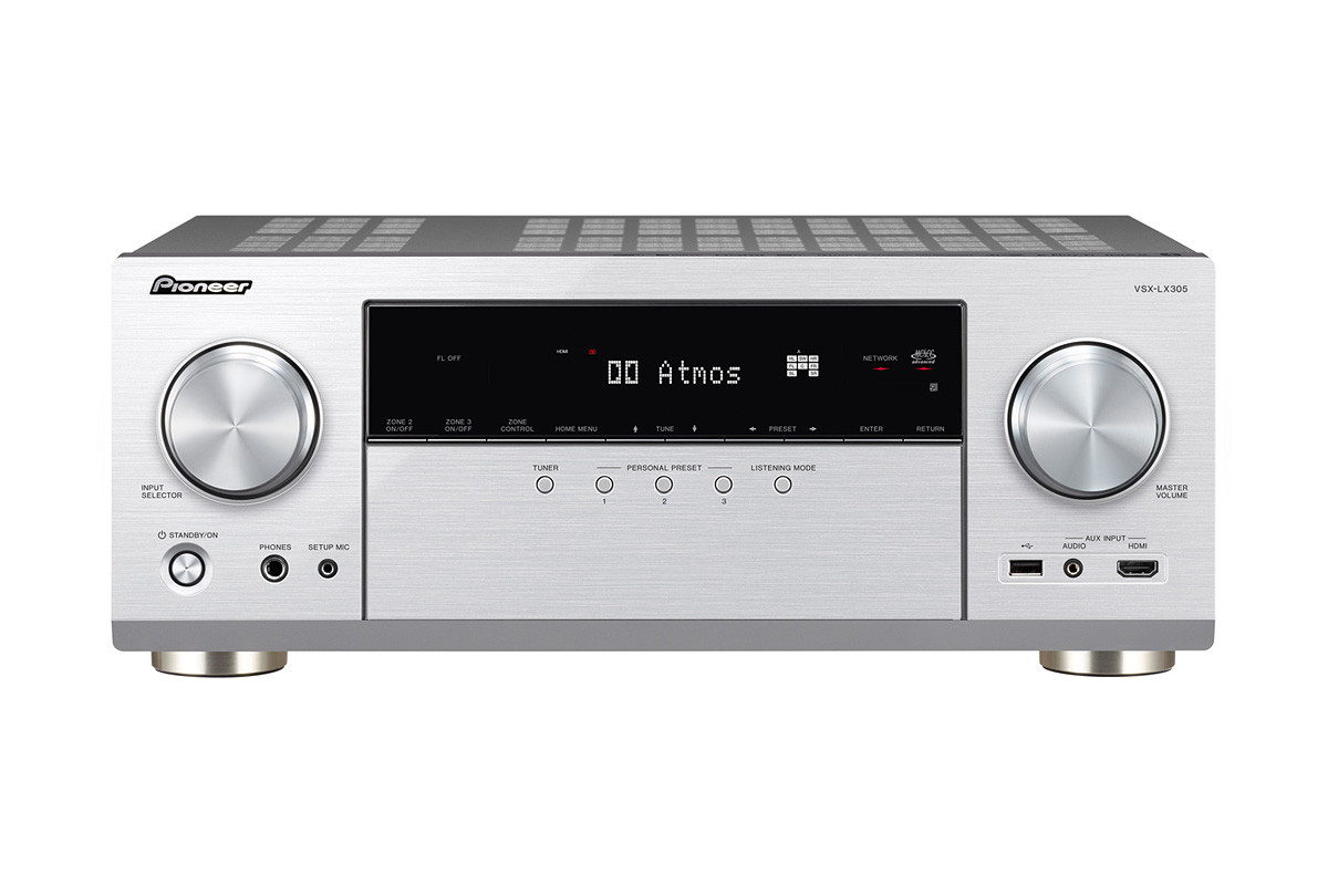 Pioneer VSX-LX305 Silver - amplituner wielokanałowy