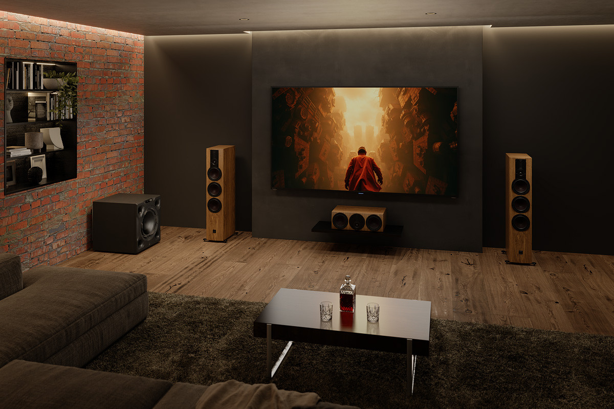 Dali SUB V-16 F Black Ash - subwoofer aktywny