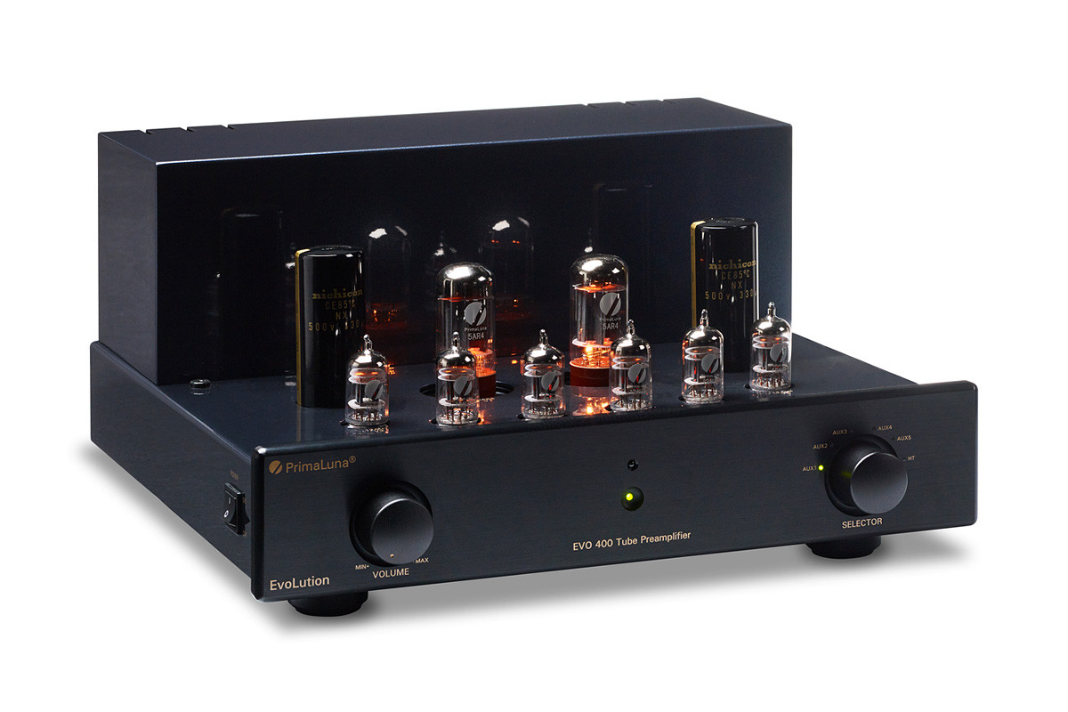 PrimaLuna EVO 400 Preamplifier Black - przedwzmacniacz stereo PrimaLuna EVO 400 Preamplifier Black - przedwzmacniacz stereo