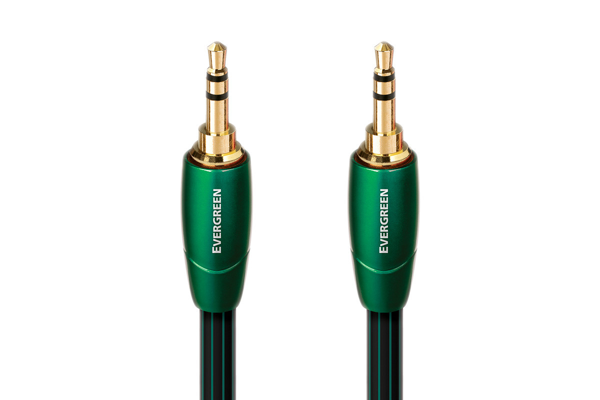 Audioquest Evergreen 3,5 mm/3,5 mm - przewód mini jack 3,5 mm stereo/mini jack 3,5 mm stereo o długości 2 m