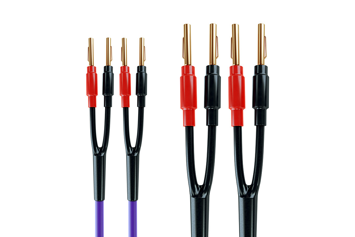 Melodika MDSC2535 Purple - kabel głośnikowy | konfekcjonowany 2x 3,5 m