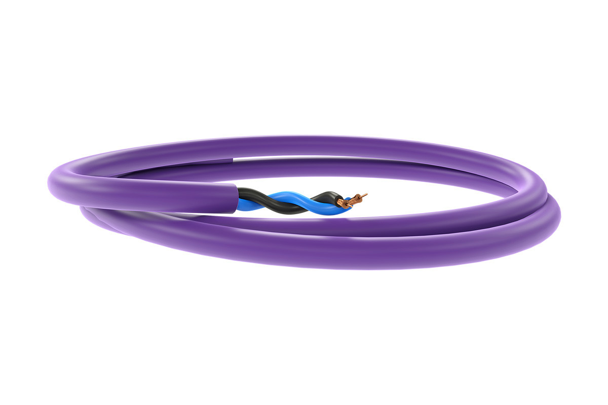 Melodika MDSC2575 Purple - kabel głośnikowy | konfekcjonowany 2x 7,5 m