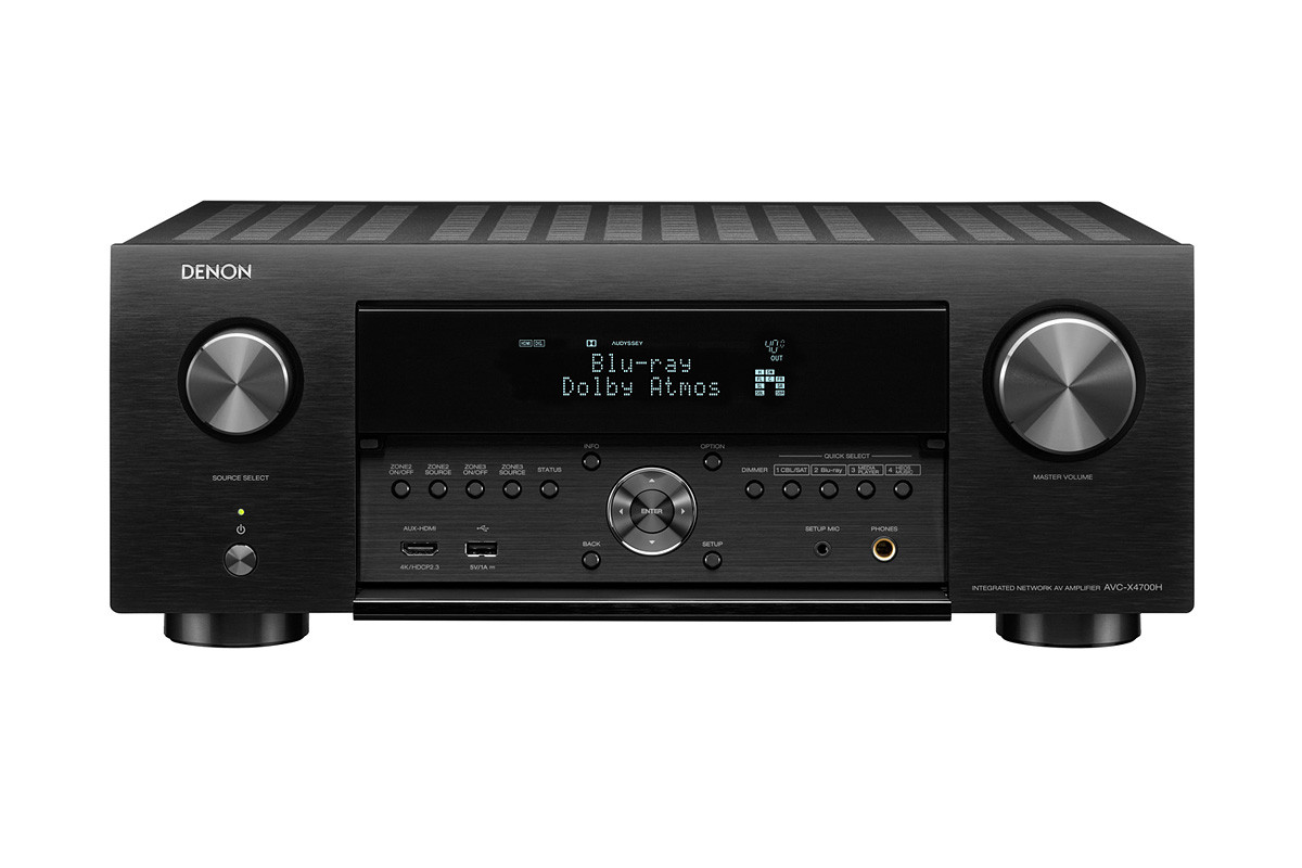 Denon AVC-X4700H Black - amplituner wielokanałowy