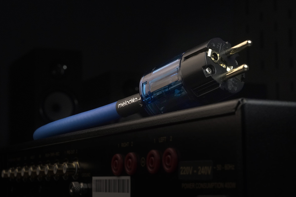 Melodika Sky Blue SBP10 - przewód zasilający AC | power cord o długości 1 m