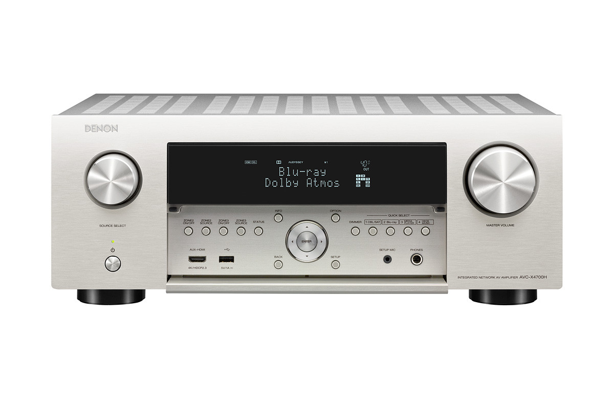 Denon AVC-X4700H Premium Silver - amplituner wielokanałowy