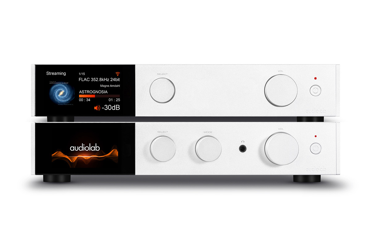 Audiolab 9000A | Audiolab 9000N Silver - zestaw stereo Audiolab 9000A | Audiolab 9000N Silver - zestaw stereo