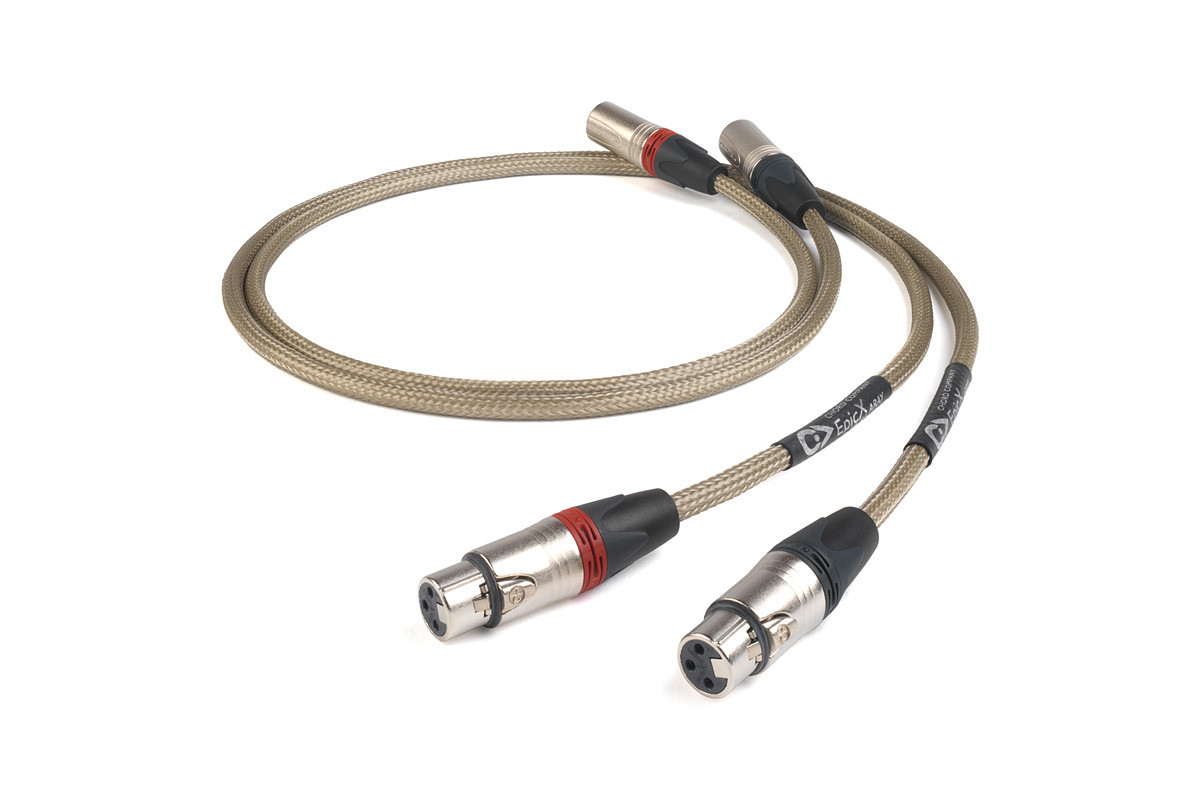Chord EpicX Analogue XLR - przewód 2xXLR/2xXLR | interkonekt stereo o długości 1,5 m Chord EpicX Analogue XLR - przewód 2xXLR/2xXLR | interkonekt stereo o długości 1,5 m