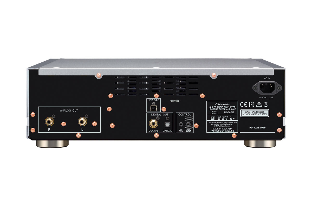 Pioneer PD-50AE Silver - odtwarzacz płyt CD/SACD Pioneer PD-50AE Silver - odtwarzacz płyt CD/SACD