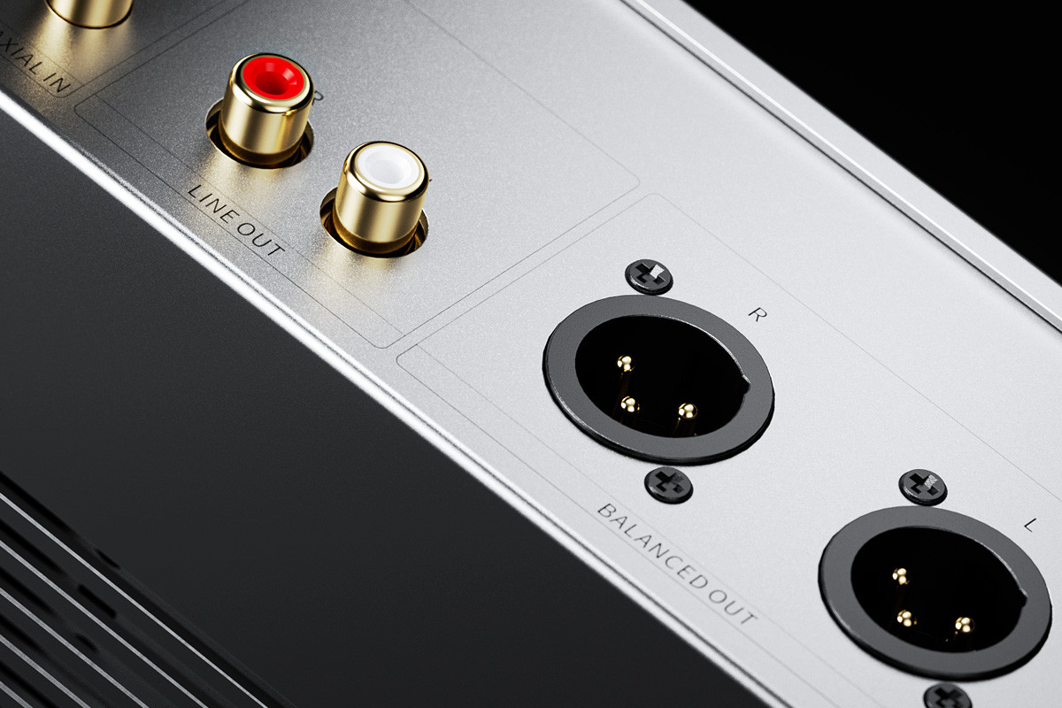 FiiO WARMER R2R Black - przetwornik cyfrowo-analogowy DAC z buforem lampowym