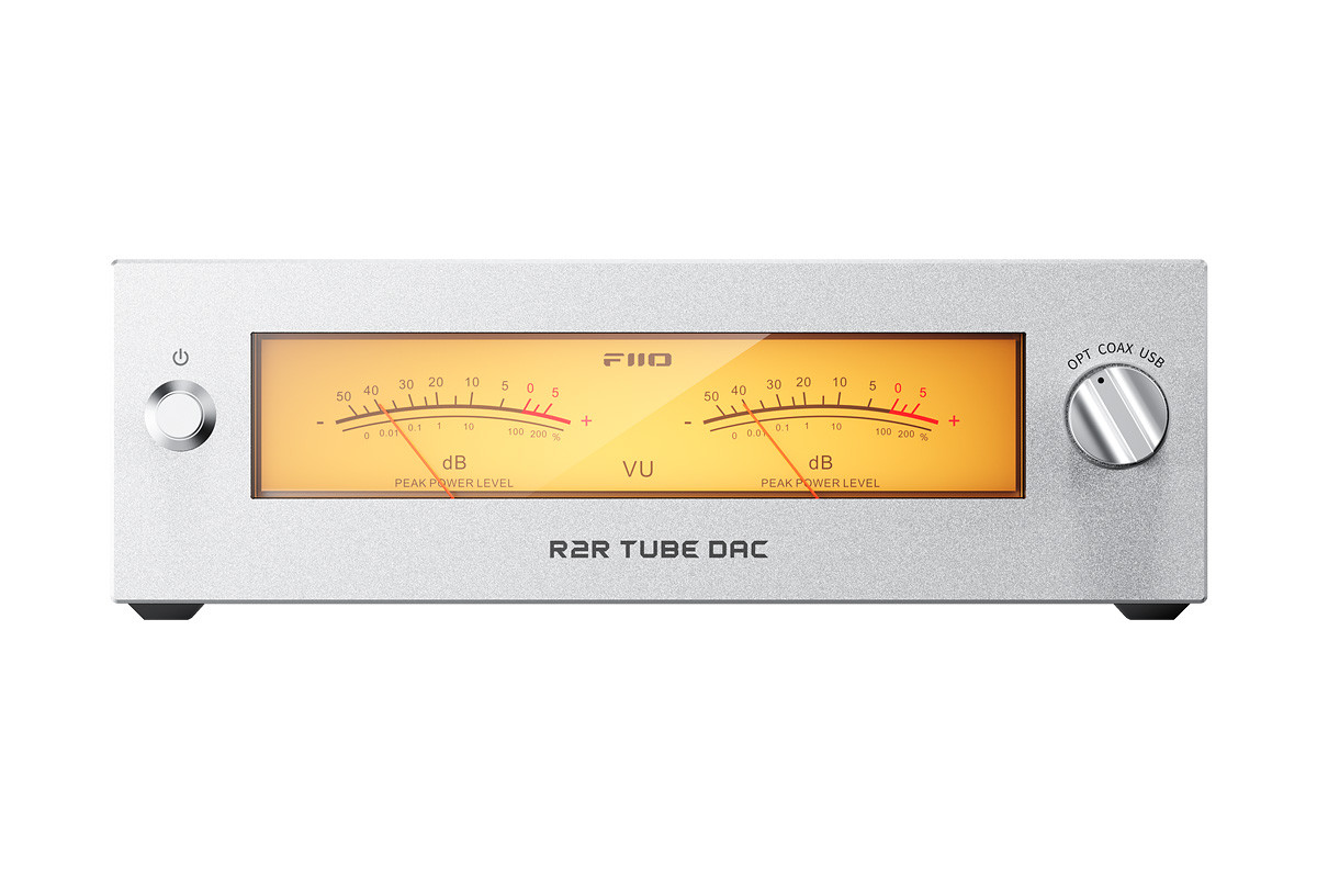 FiiO WARMER R2R Silver - przetwornik cyfrowo-analogowy DAC z buforem lampowym