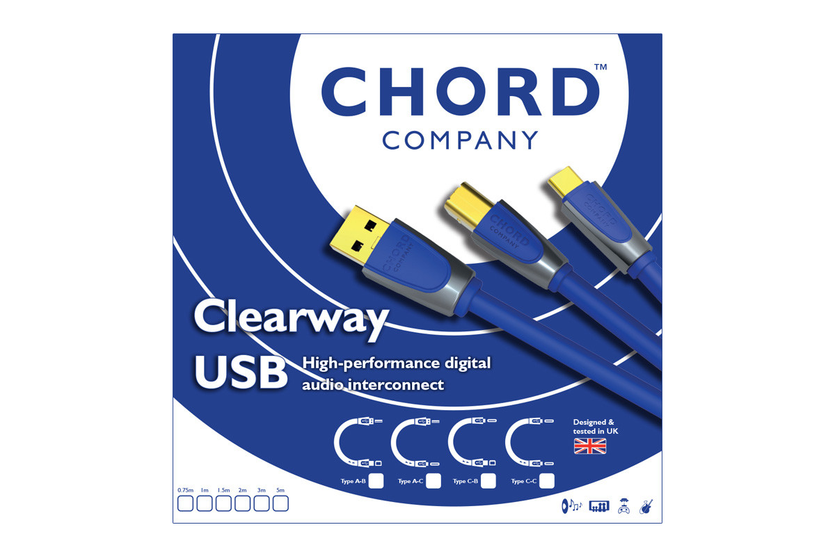 Chord Clearway USB A/C - przewód USB A/C o długości 1 m