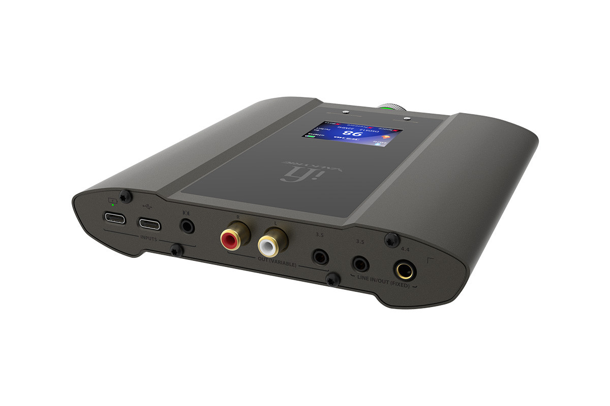 iFi Audio iDSD Valkyrie Black - wzmacniacz słuchawkowy z przetwornikiem DAC USB