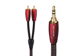 Audioquest Golden Gate 3,5 mm/RCA - przewód mini jack 3,5 mm stereo/2x RCA o długości 2 m