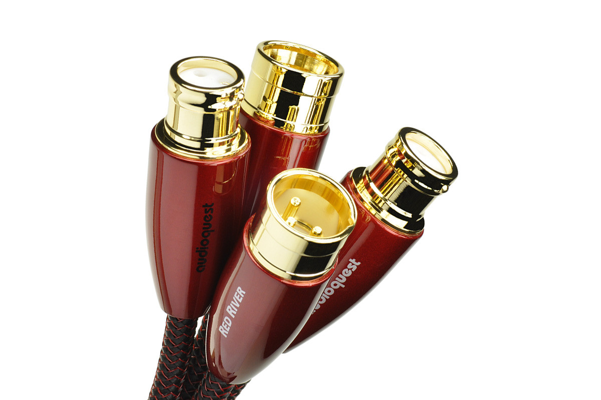 Audioquest Red River XLR - przewód 2xXLR/2xXLR | interkonekt stereo o długości 1 m