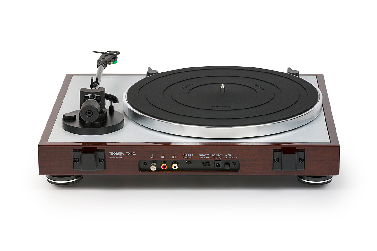 Thorens TD 402 DD Walnut High Gloss - gramofon analogowy