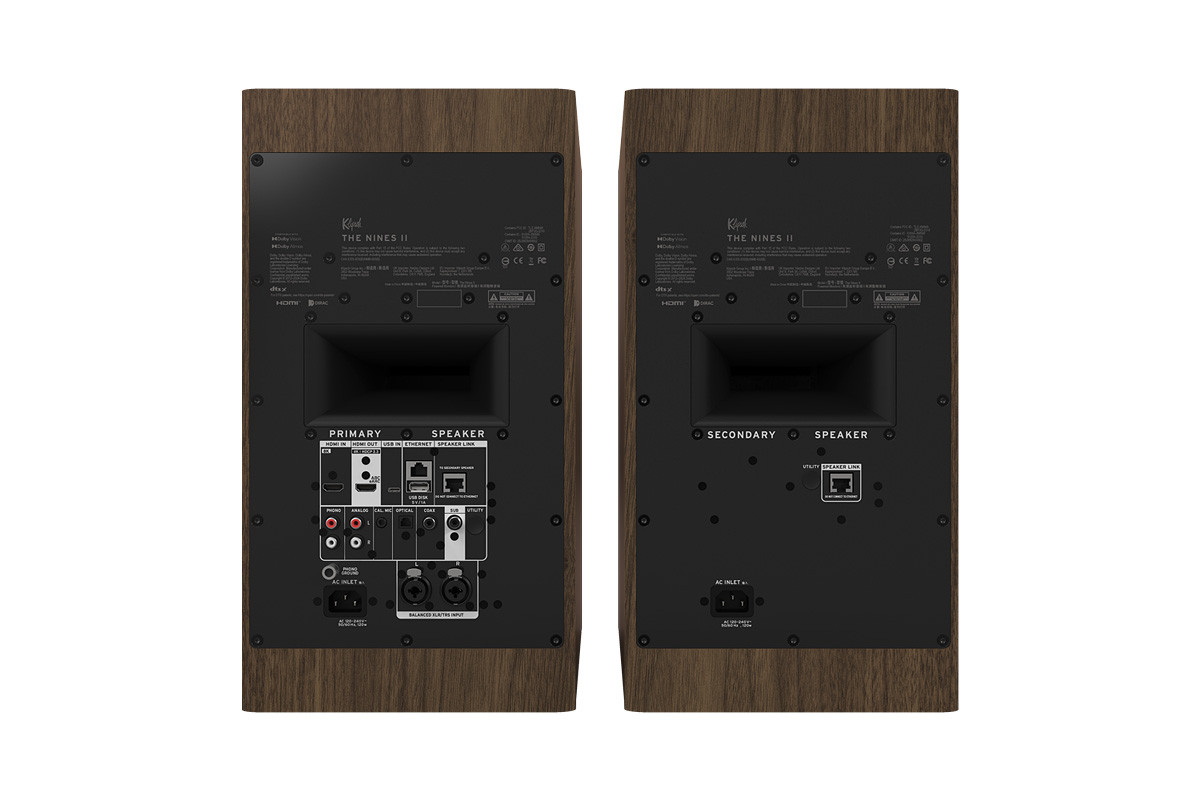 Klipsch The Nines II Walnut - kolumny aktywne