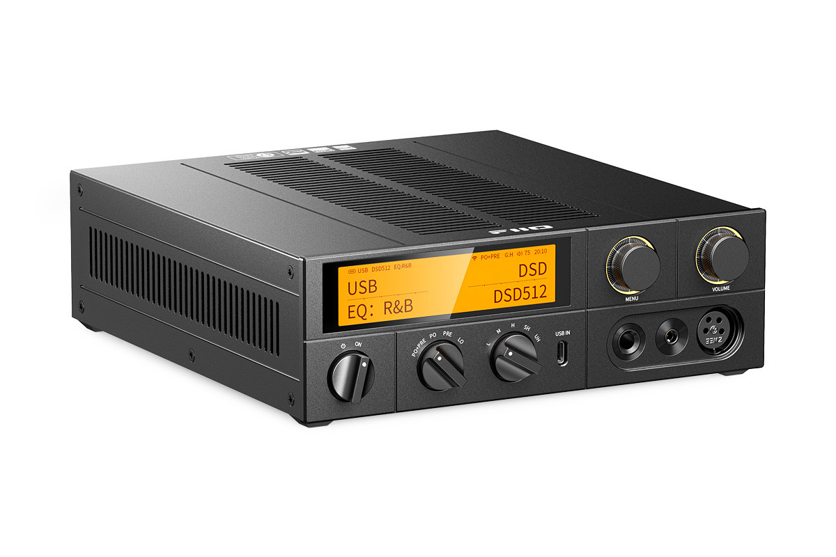 FiiO K17 Black - wzmacniacz słuchawkowy z przetwornikiem DAC USB | outlet