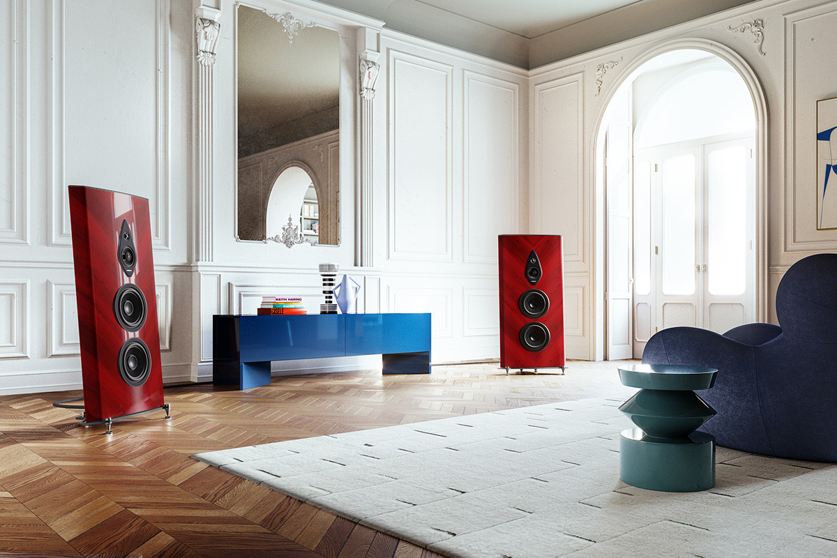 Sonus Faber Homage Stradivari G2 Red - kolumny podłogowe