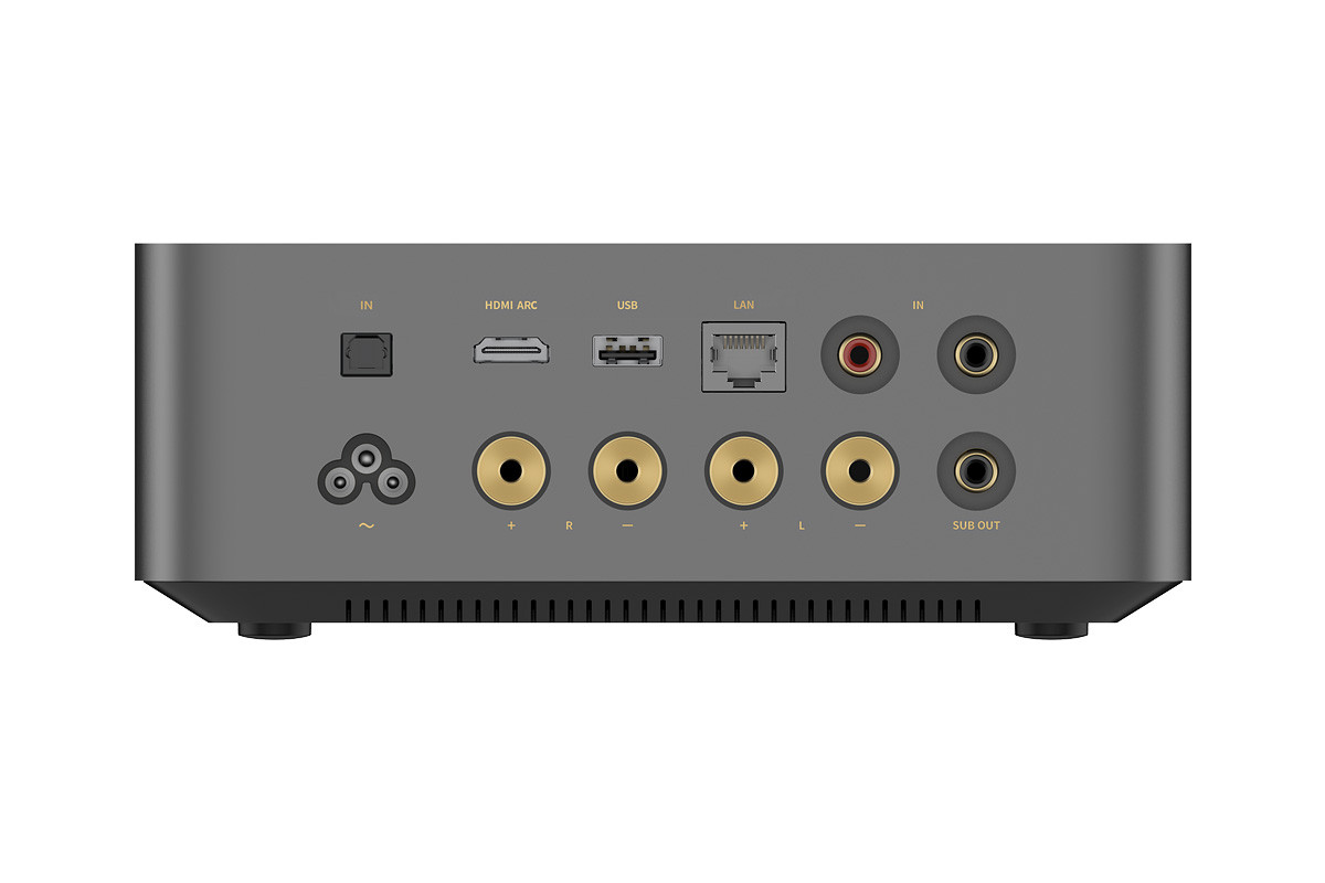 WiiM Amp Ultra | Monitor Audio Silver 100 7G - zestaw stereo