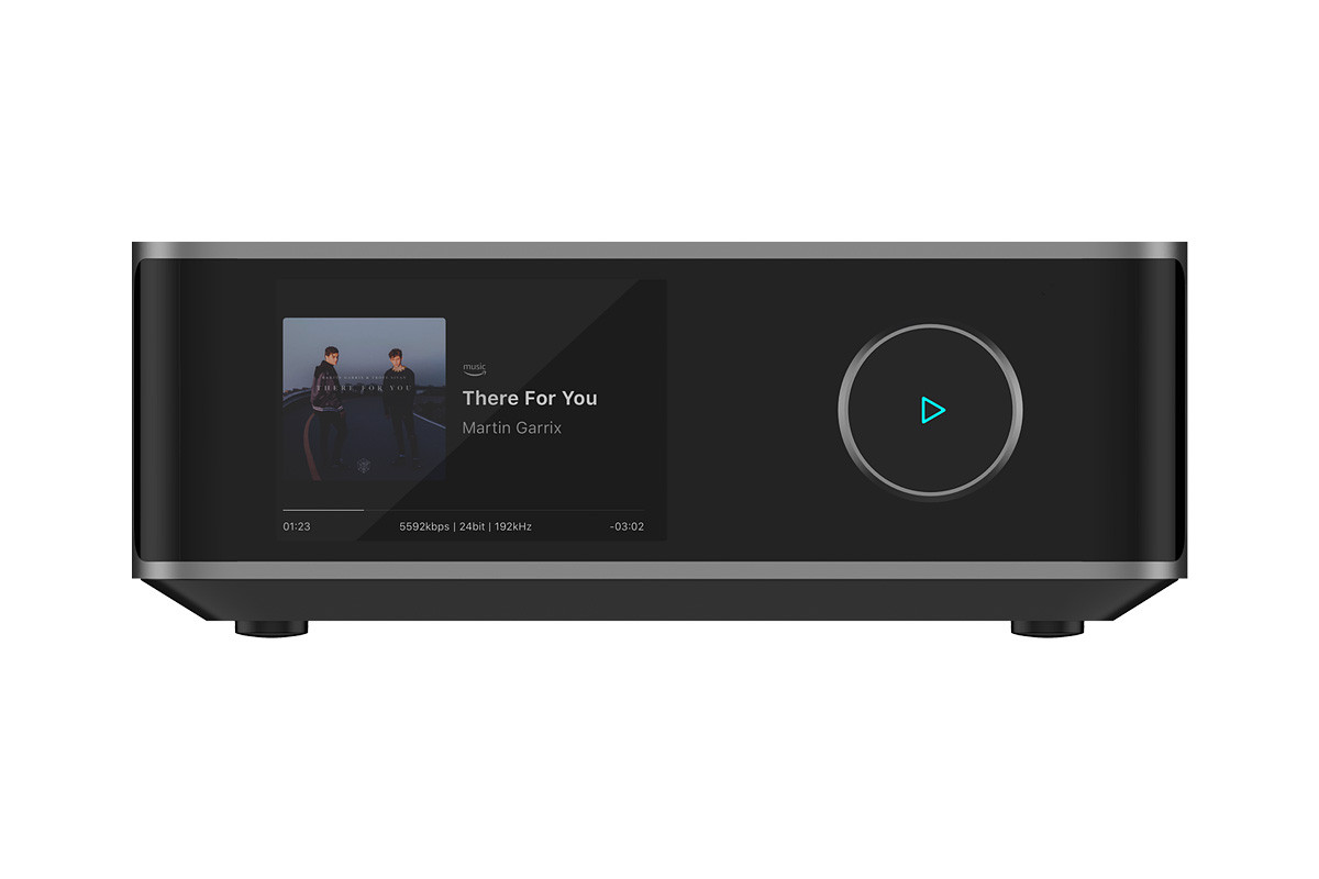 WiiM Amp Ultra | Monitor Audio Silver 100 7G - zestaw stereo