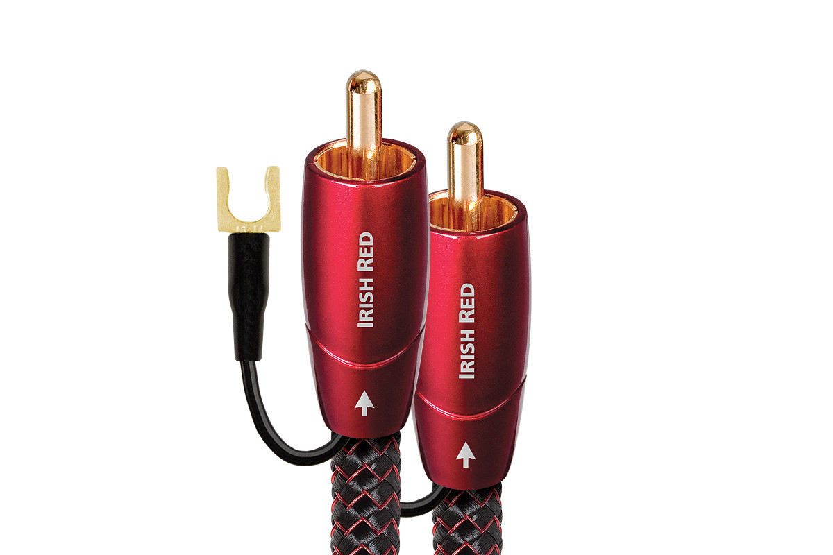 Audioquest Irish Red - przewód 1xRCA/1xRCA do subwoofera o długości 8 m