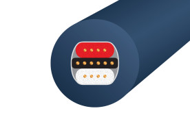 Wireworld Luna™ 10 | LUI-G 10/1 - przewód 2xRCA/2xRCA | interkonekt stereo z żyłą uziemiającą o długości 1 m