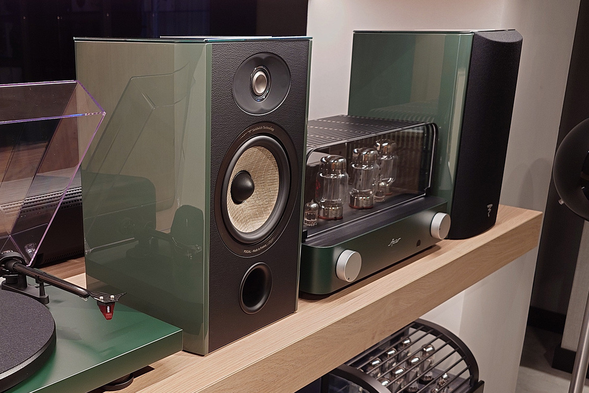 Fezz Titania EVO Evergreen | Focal Aria EVO X Nº1 Moss Green High Gloss - zestaw stereo