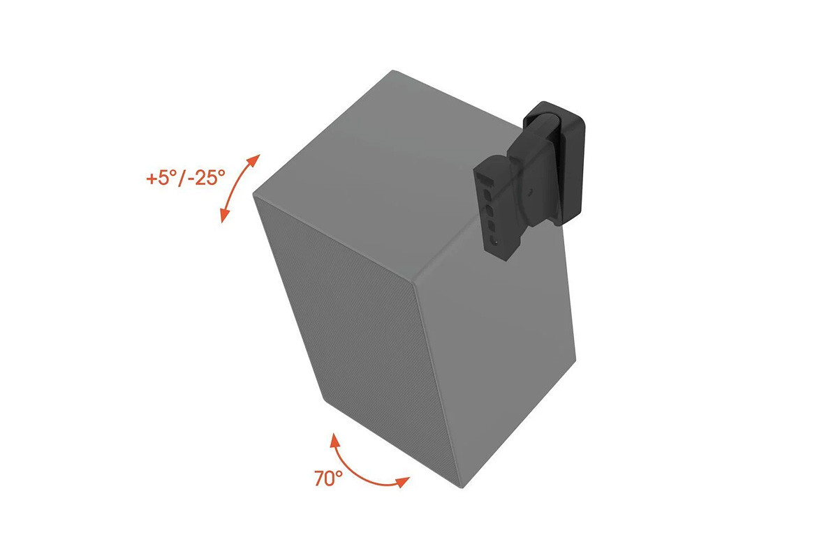Vogel's SWM 3021 Black - uniwersalny uchwyt do kolumn