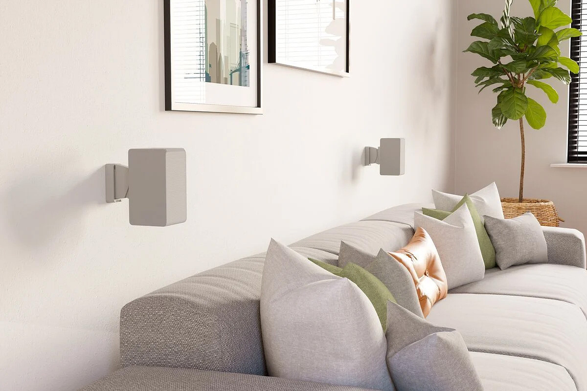 Vogel's SWM 3021 White - uniwersalny uchwyt do kolumn