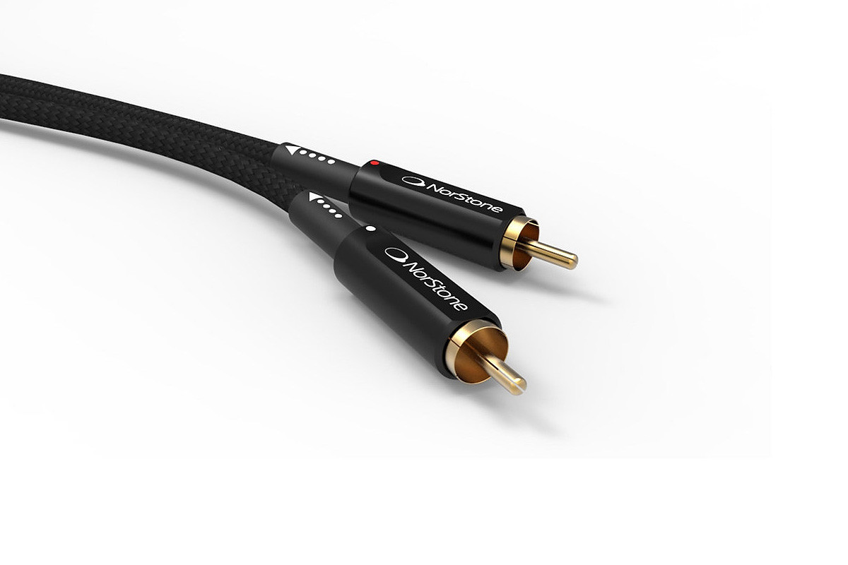 Norstone Arran RCA/0,6 - przewód 2xRCA/2xRCA | interkonekt stereo o długości 0,6 m