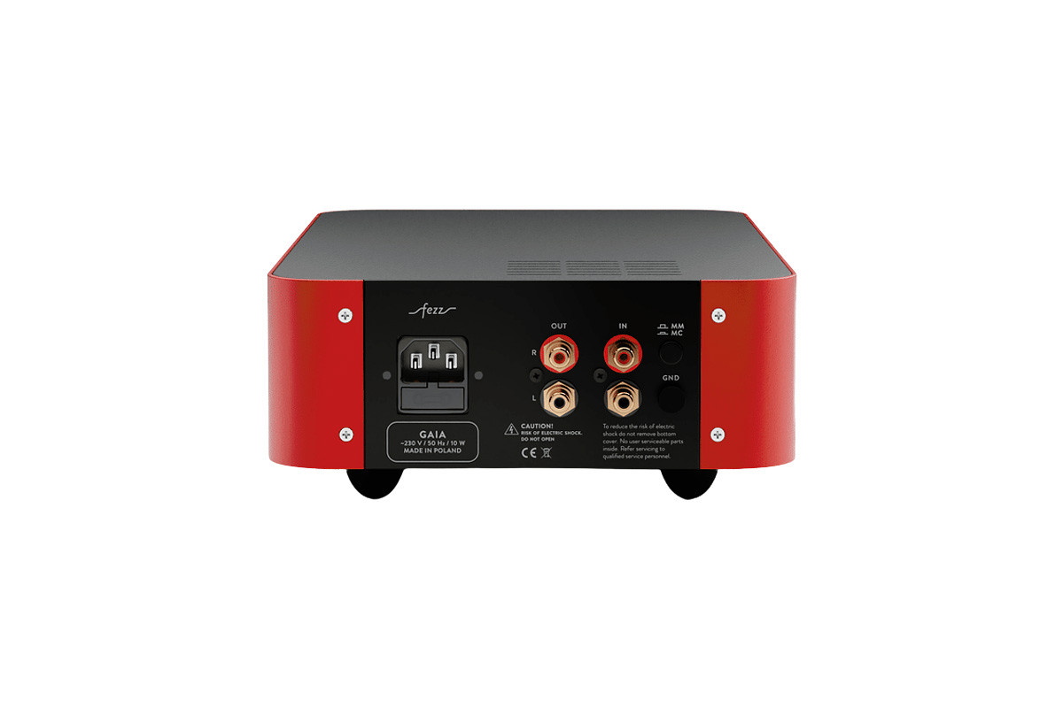 Fezz Gaia MM/MC Burning Red - przedwzmacniacz gramofonowy