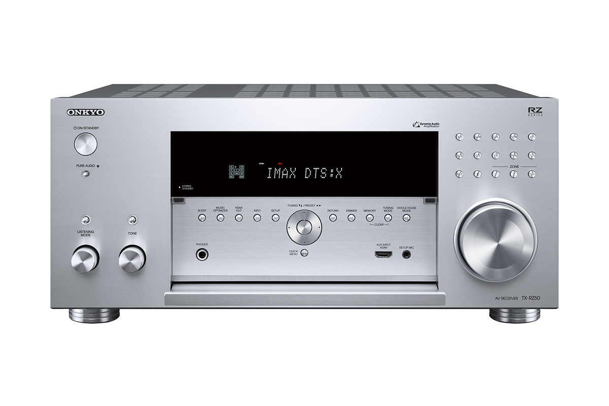Onkyo TX-RZ50 Silver - amplituner wielokanałowy