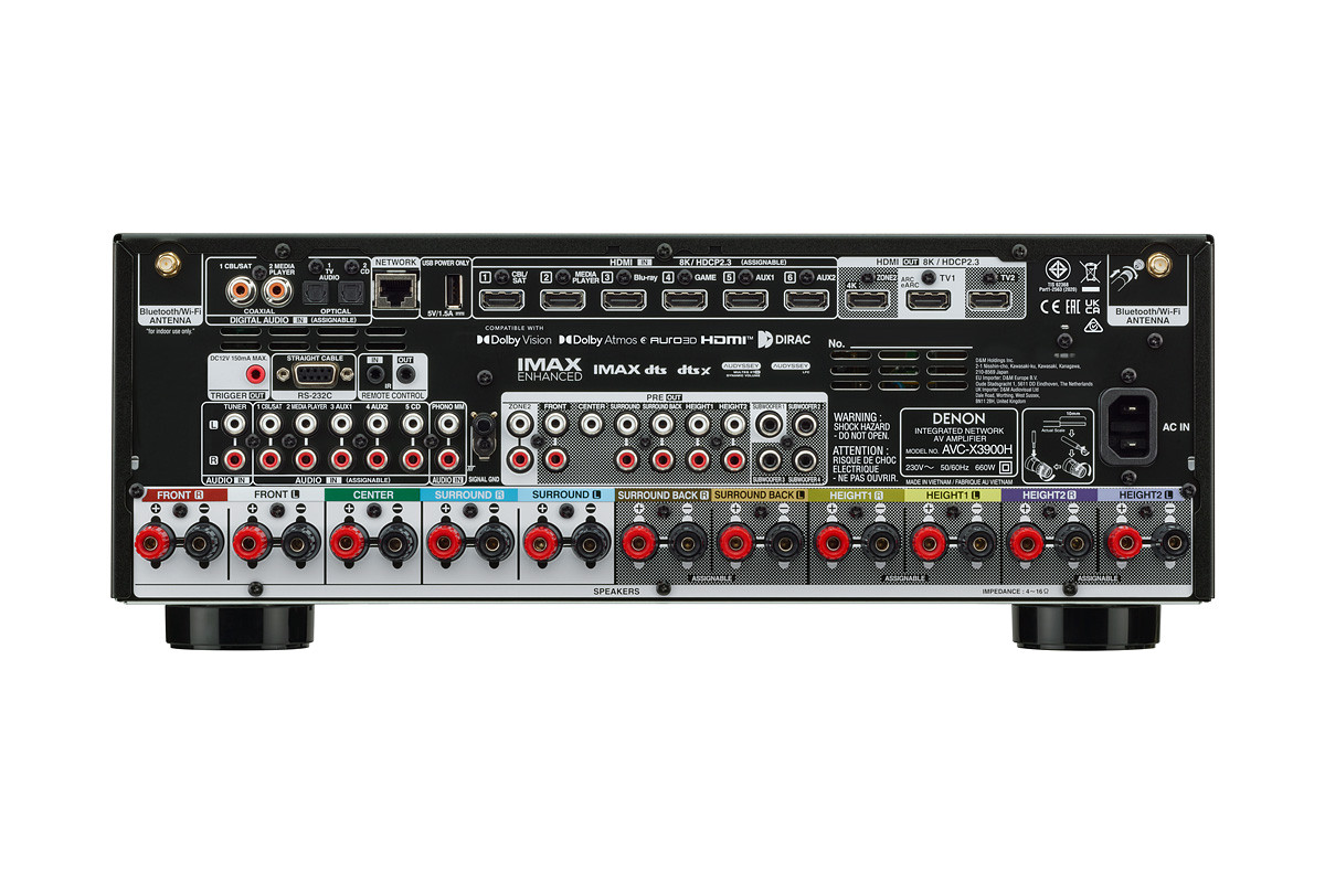 Denon AVC-X3900H - amplituner wielokanałowy