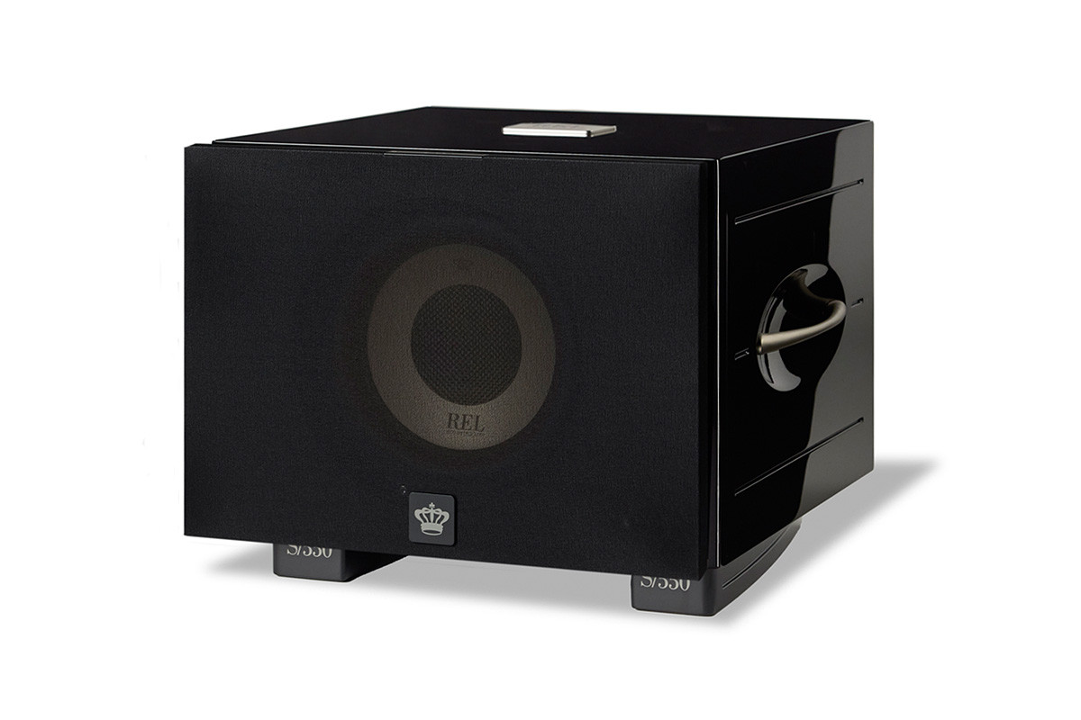 REL S/550 Black Piano - subwoofer aktywny