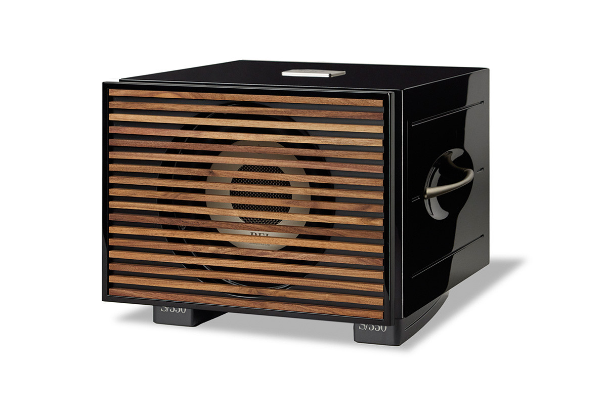 REL S/550 Black Piano - subwoofer aktywny