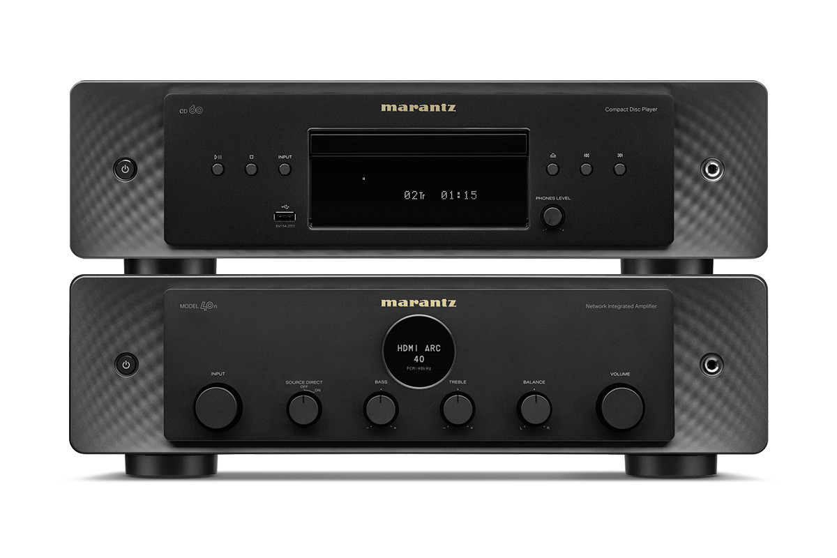 Marantz MODEL 40n | CD 60 Black - zestaw stereo